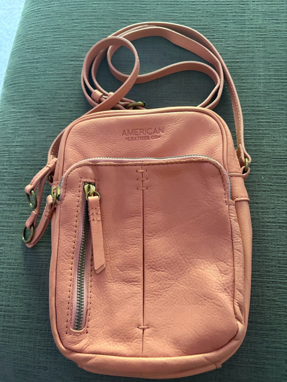 American Leather Co. Cleveland Crossbody Bag Sun-kissed